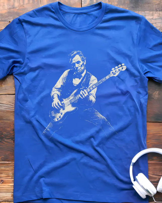 Lincoln Bass Guitar T-Shirt