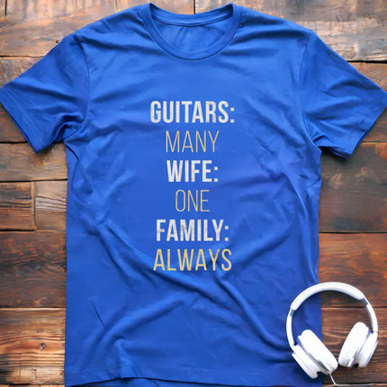 Many Guitars Family T-Shirt