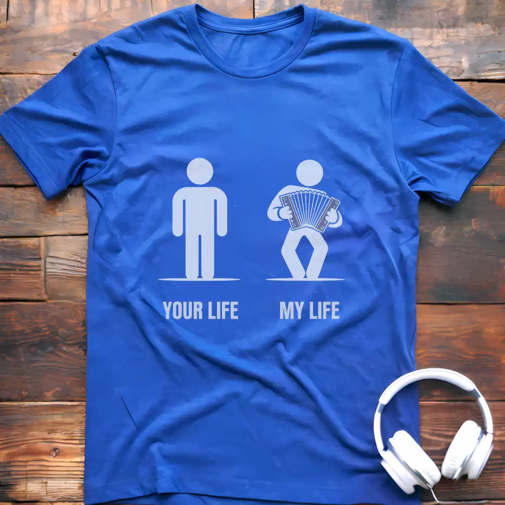 Life Accordion Male T-Shirt