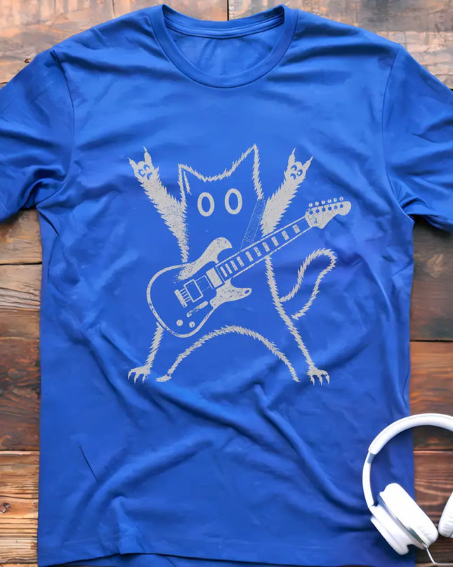 Rock Cat Guitar T-Shirt