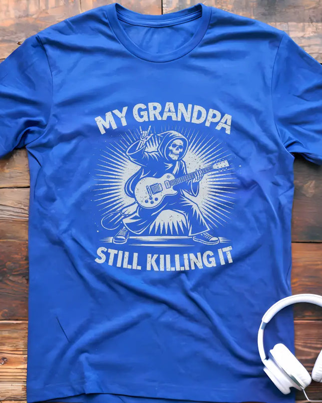 Grandpa Still Guitar T-Shirt