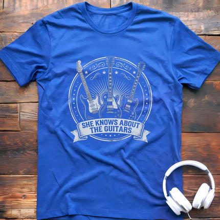 She Knows Guitars T-Shirt