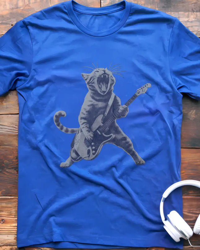 Cat Rocking Out T-Shirt