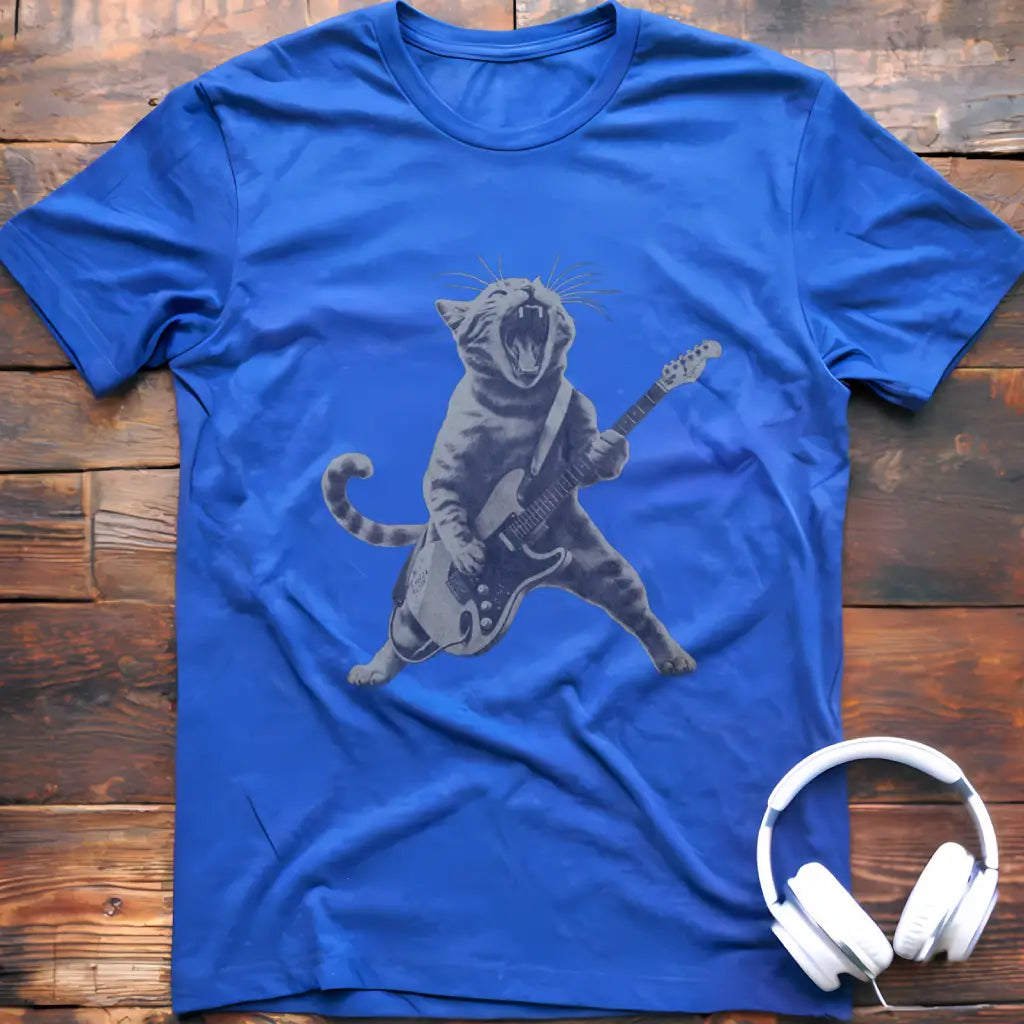Cat Rocking Out T-Shirt