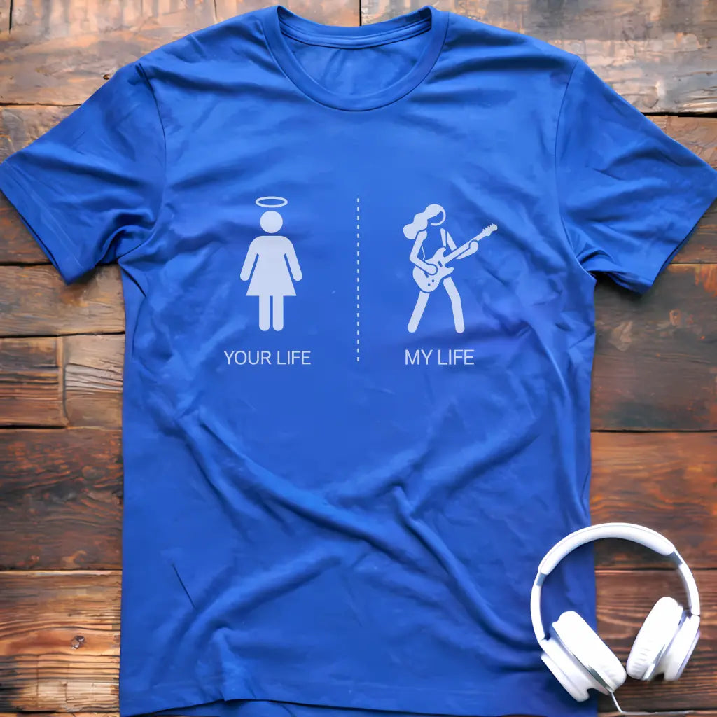 Life Guitar Female 1 T-shirt