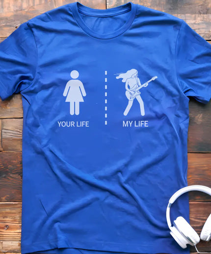 Life Guitar Female 3 T-shirt