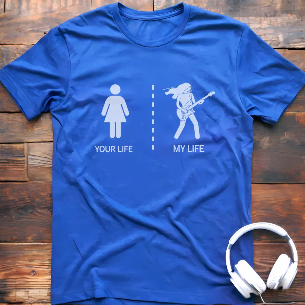 Life Guitar Female 3 T-shirt