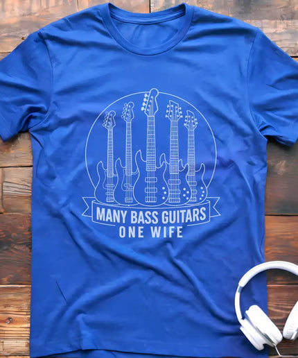 Many Bass Guitars T-Shirt