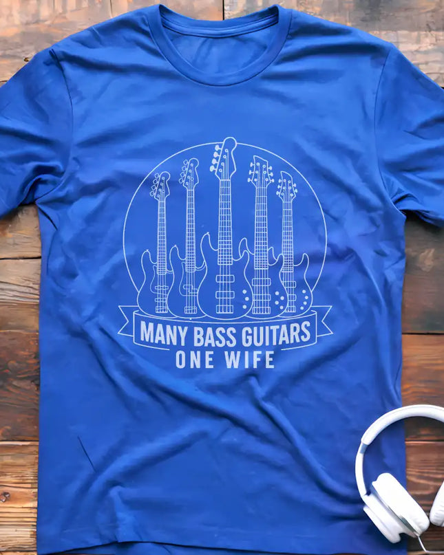 Many Bass Guitars T-Shirt