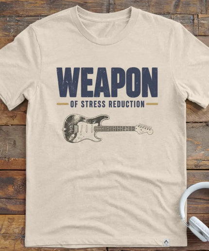 Stress Reduction Guitar T-Shirt