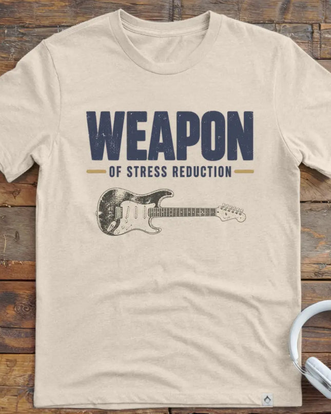 Stress Reduction Guitar T-Shirt