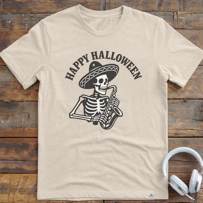 Skeleton Sax T- Shirt