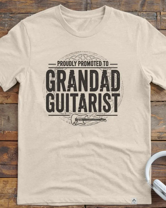 Promoted Grandad Guitarist T-Shirt