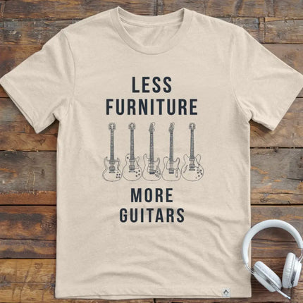 Less Furniture Guitars T-Shirt