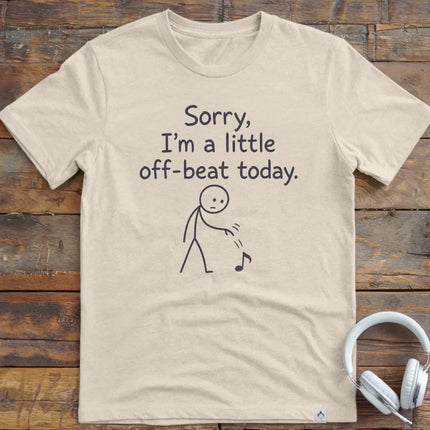 Sorry Off Beat Note T-Shirt