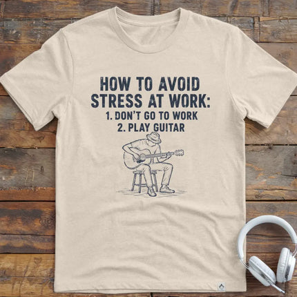 Work Stress Guitar T-Shirt