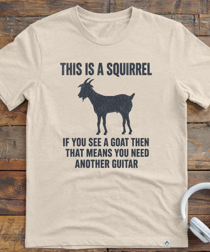 Squirrel Guitar T-Shirt