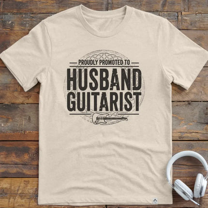 Promoted Husband Guitarist T-Shirt