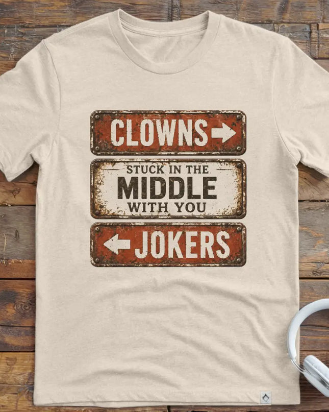 Clown Jokers Middle T-Shirt