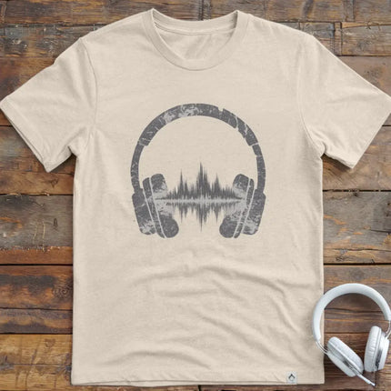Headphones Waveform T-Shirt