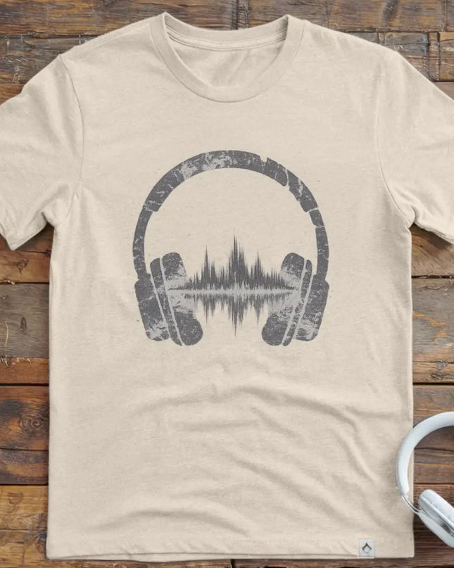 Headphones Waveform T-Shirt