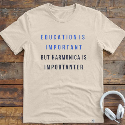 Education Is Harmonica T-Shirt