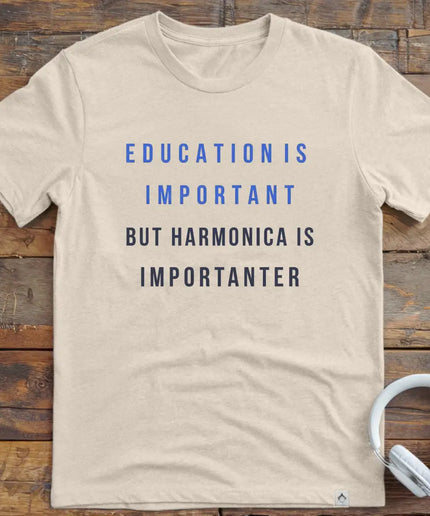 Education Is Harmonica T-Shirt