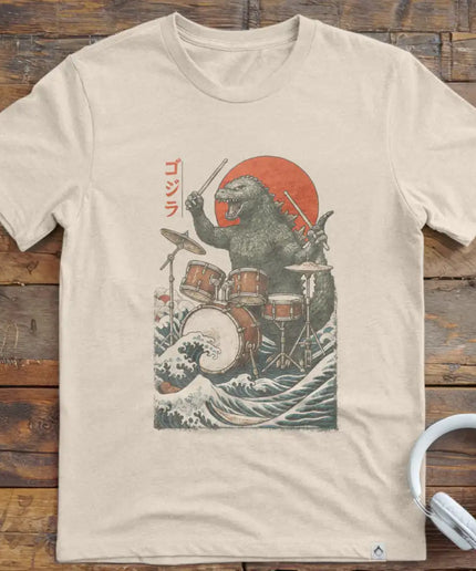 Godzilla Drums T-Shirt