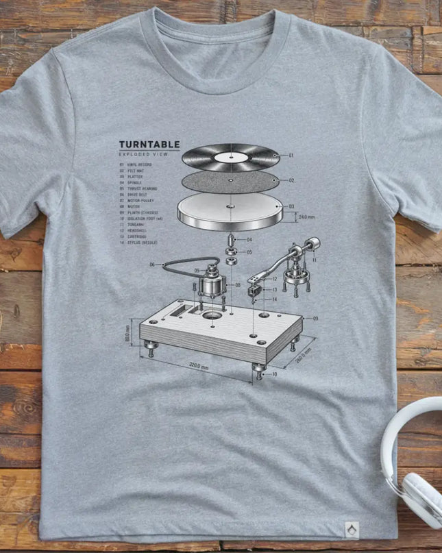 Turntable Exploded T-Shirt
