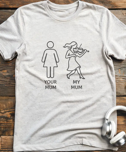 My Mum Violin T-Shirt