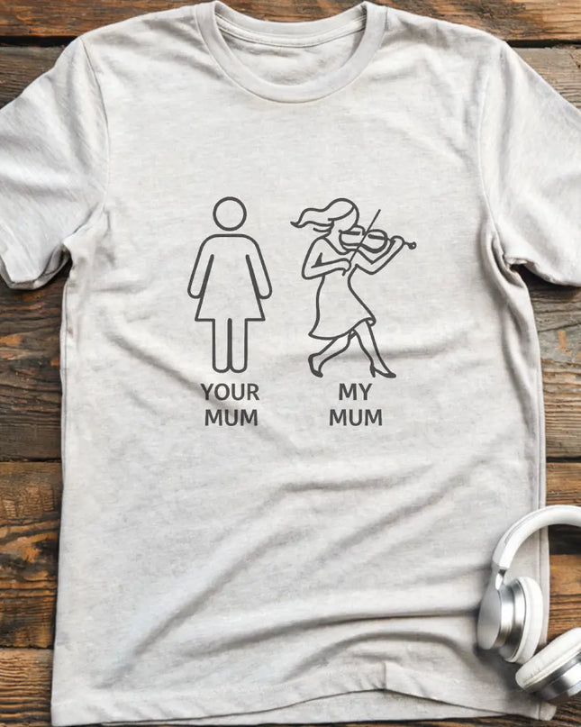 My Mum Violin T-Shirt