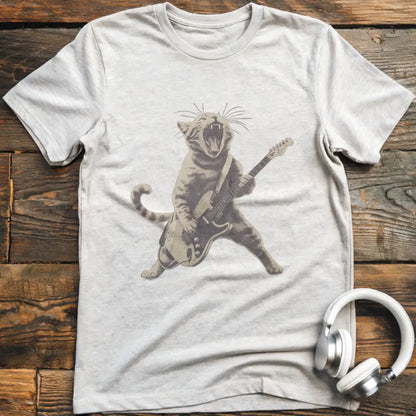 Cat Rocking Out T-Shirt