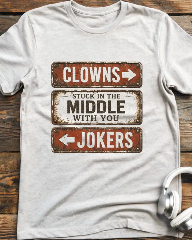 Clown Jokers Middle T-Shirt