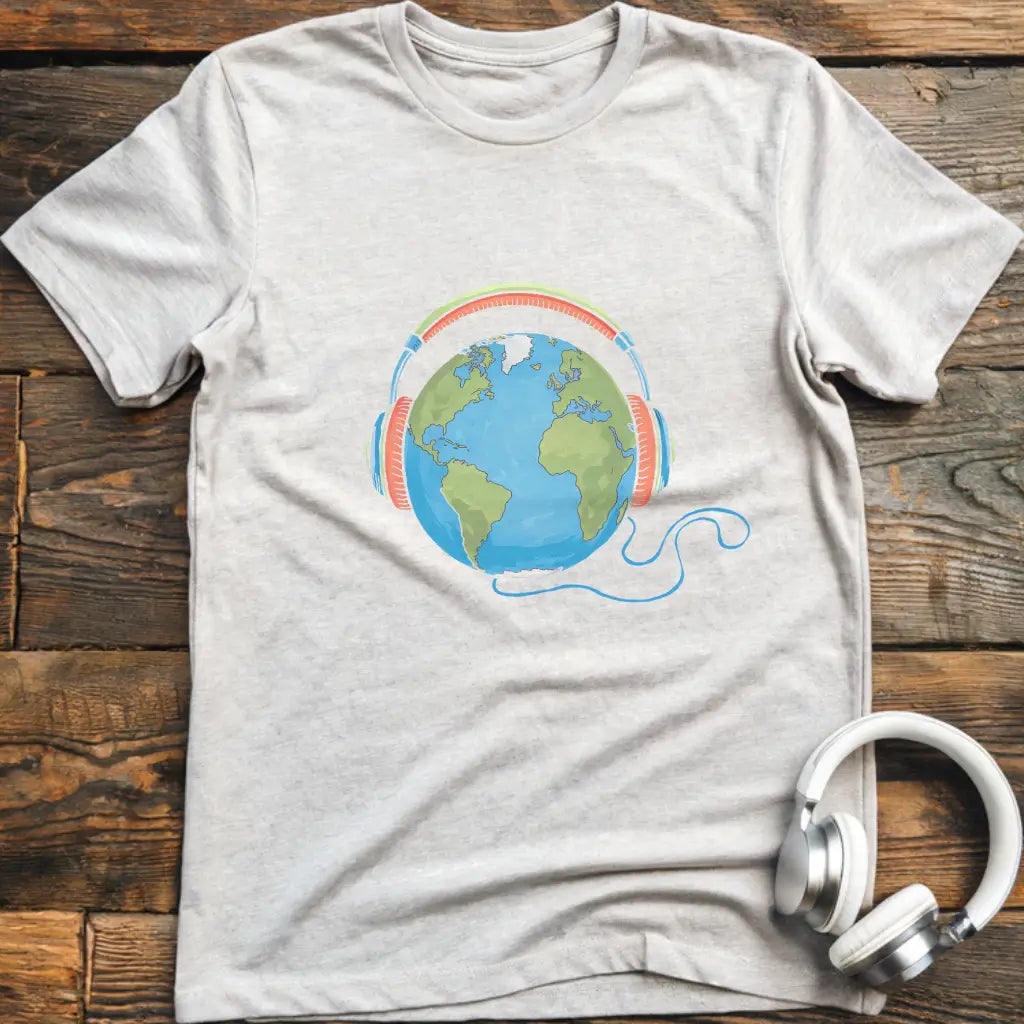 Earth Headphones T-Shirt