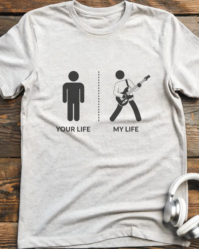 Life Guitar Male T-shirt