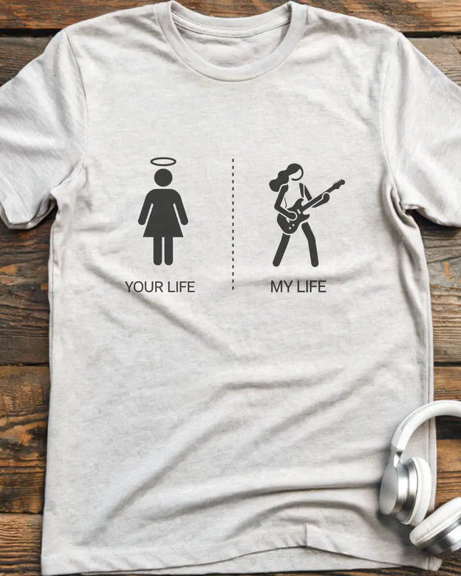 Life Guitar Female 1 T-shirt