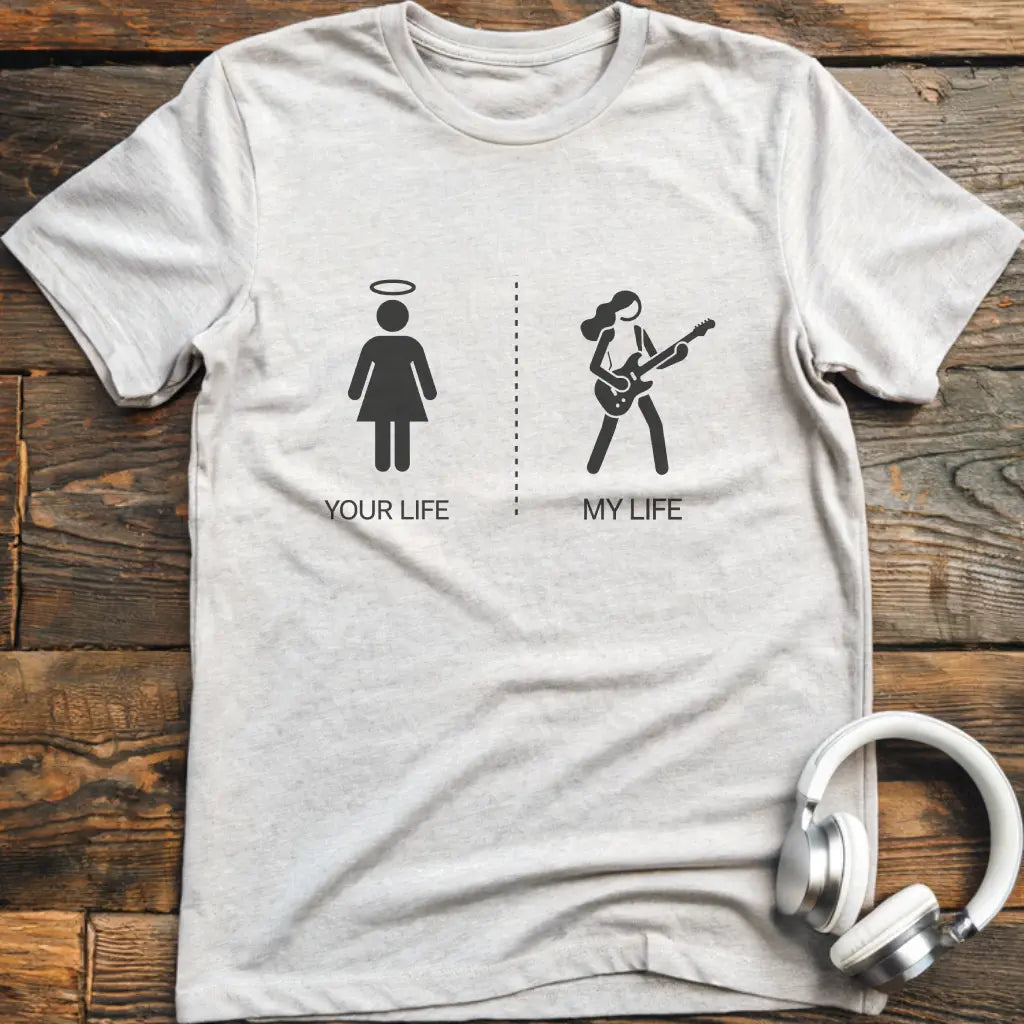 Life Guitar Female 1 T-shirt