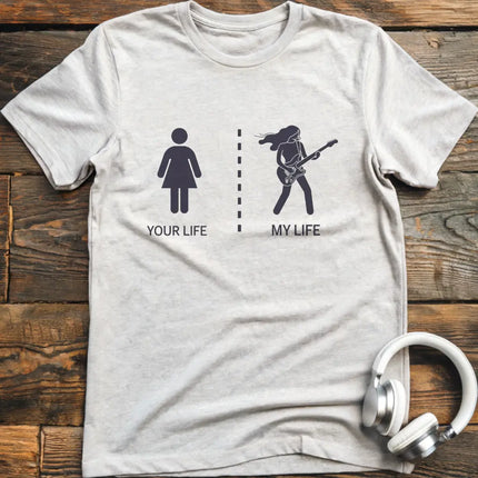 Life Guitar Female 3 T-shirt