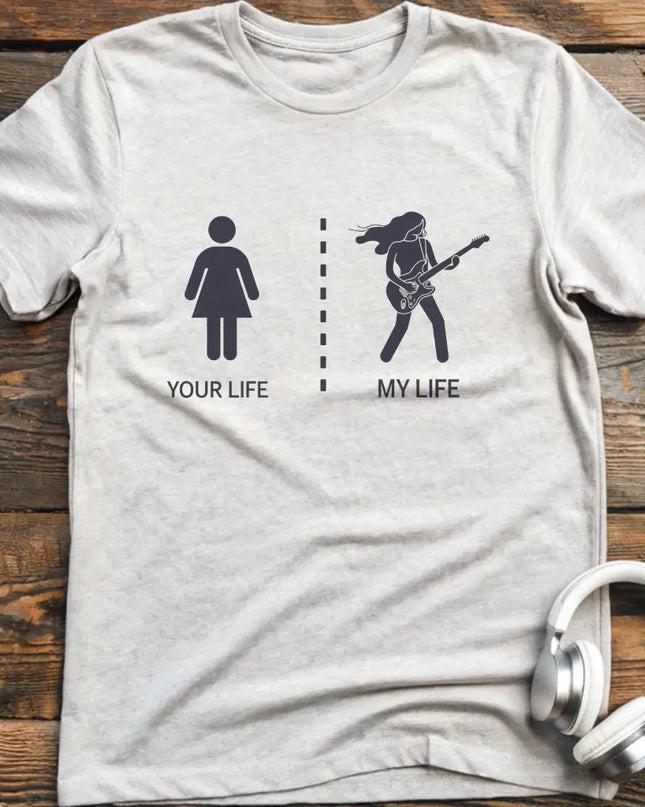 Life Guitar Female 3 T-shirt