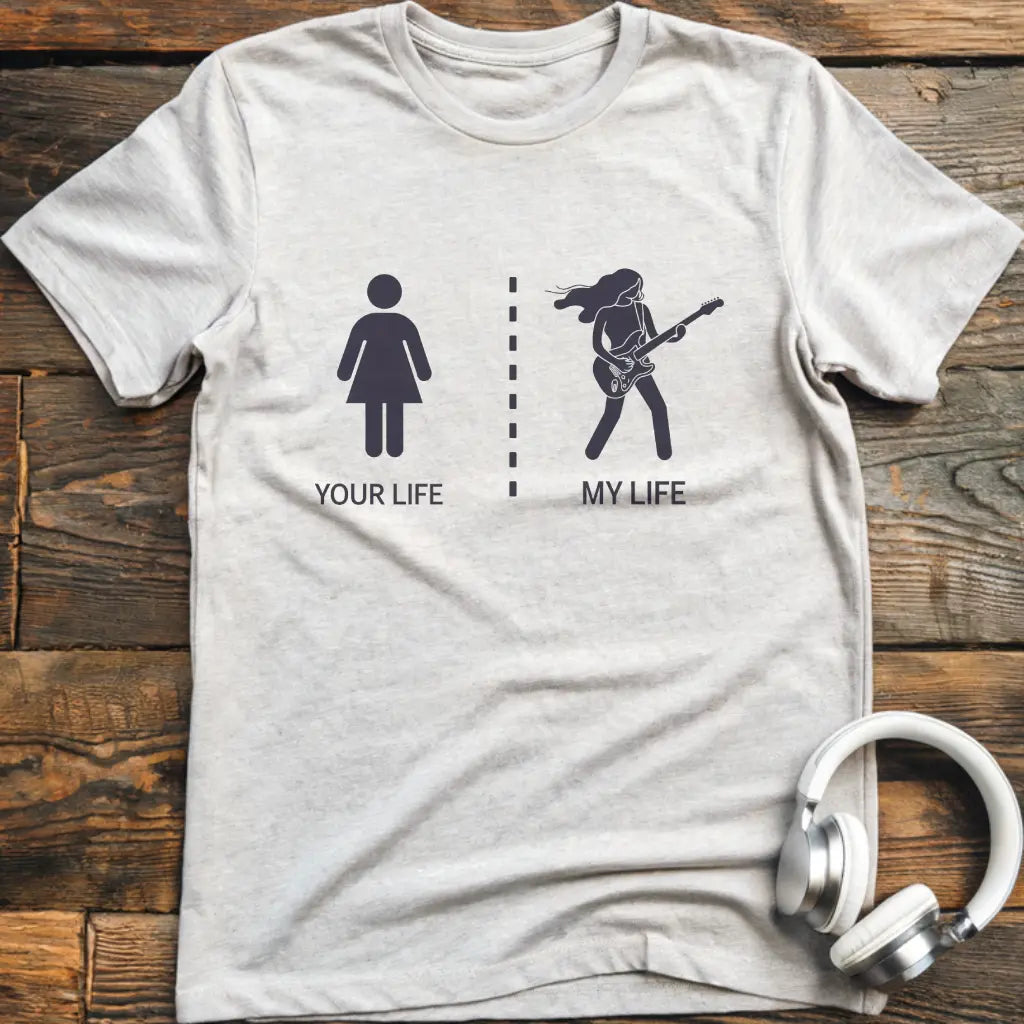 Life Guitar Female 3 T-shirt