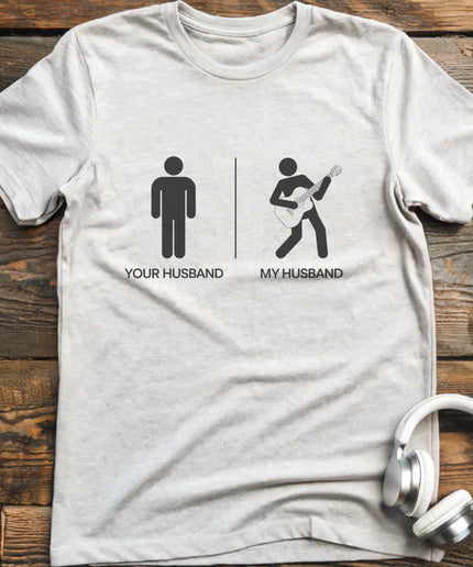 My Husband Guitar T-shirt