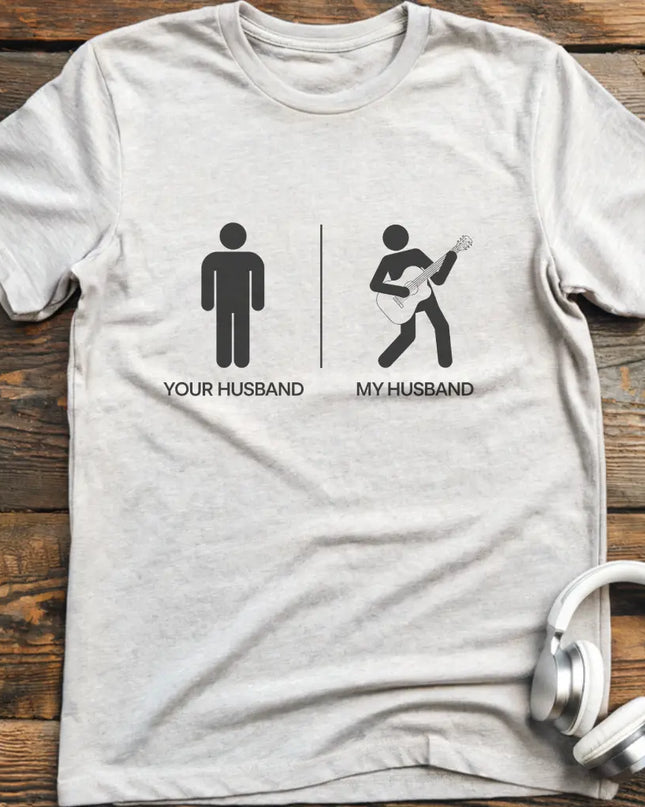 My Husband Guitar T-shirt