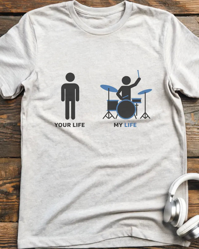 Life Drum Male T-shirt