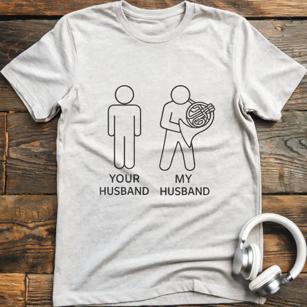 Husband French Horn T-Shirt
