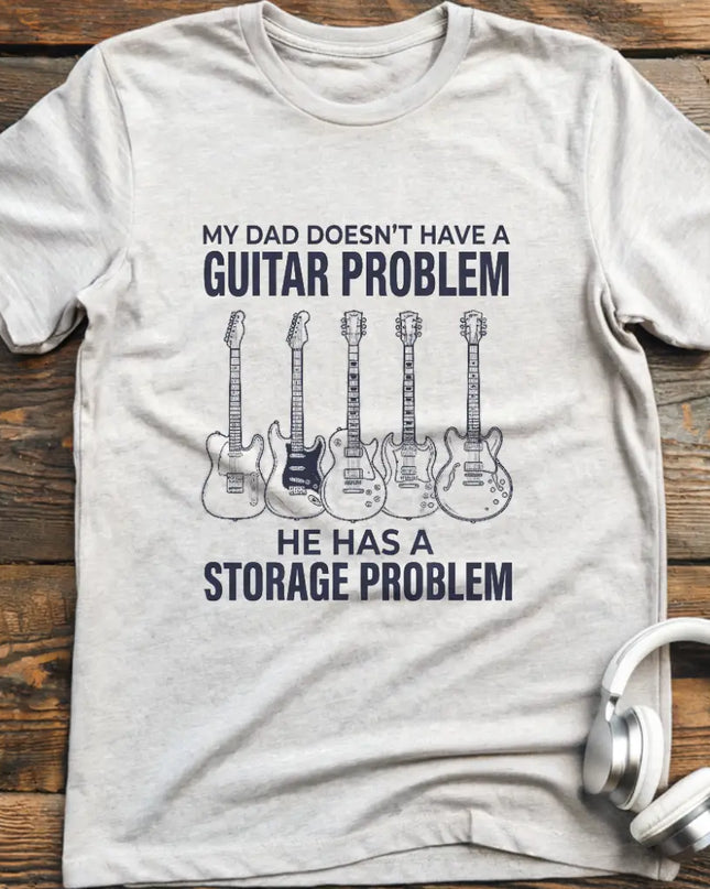 KIDS Guitar Problem Dad T-Shirt