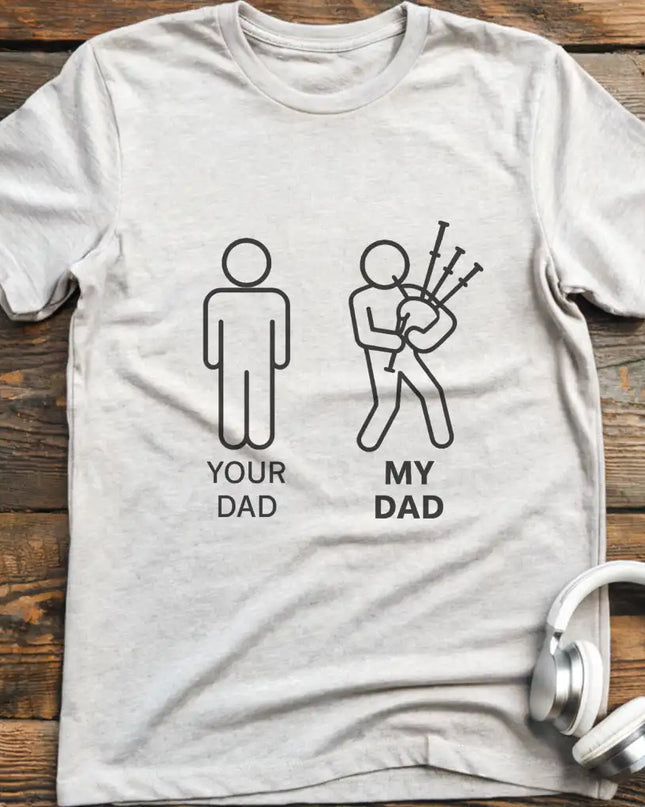 KIDS Dad Bagpipes T-Shirt