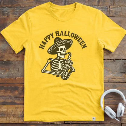Skeleton Sax T- Shirt
